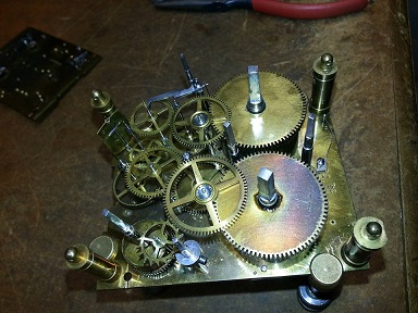 French carraige clock, clock repair